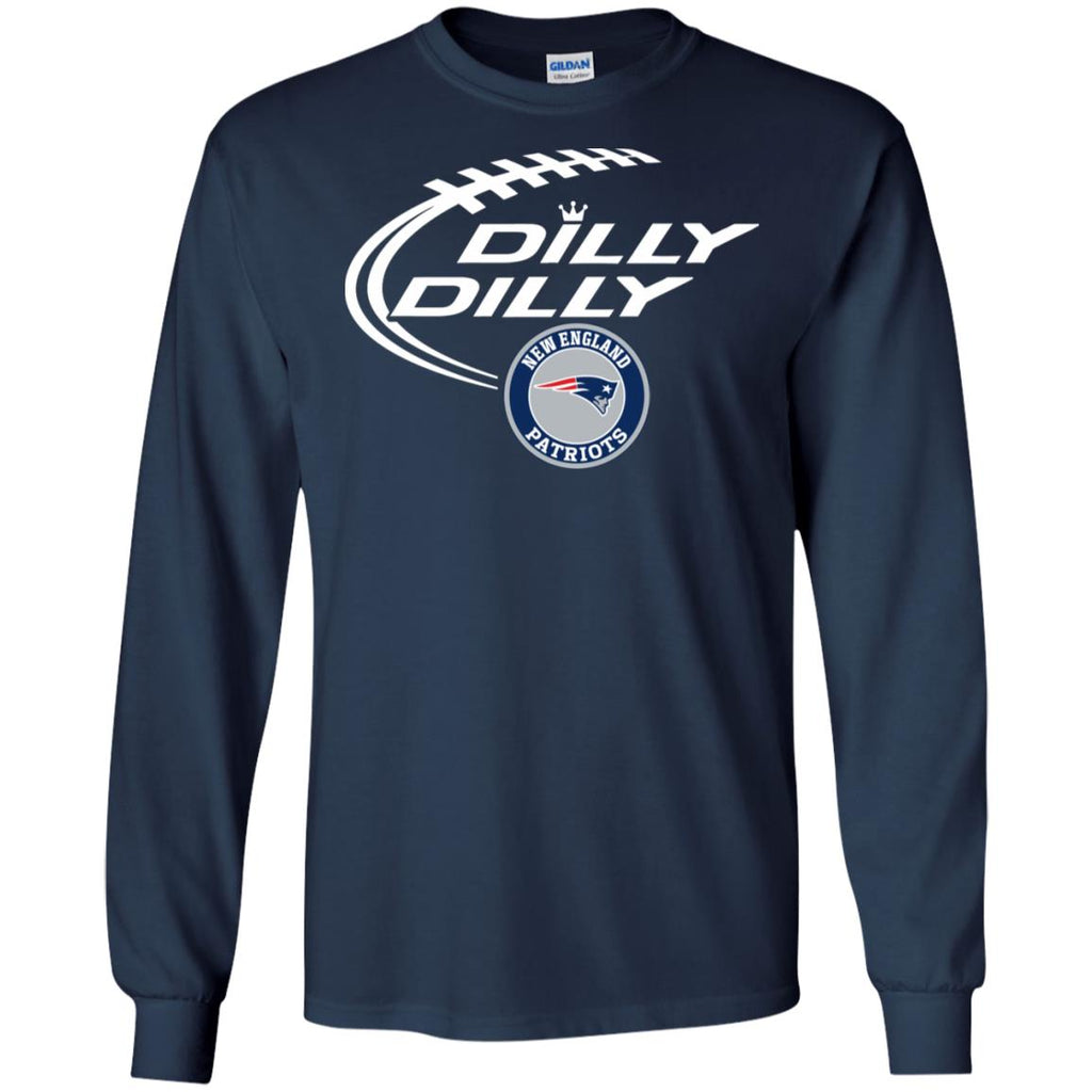 Dilly Dilly New England Patriots Nfl Football Men Long SLeeve Shirt
