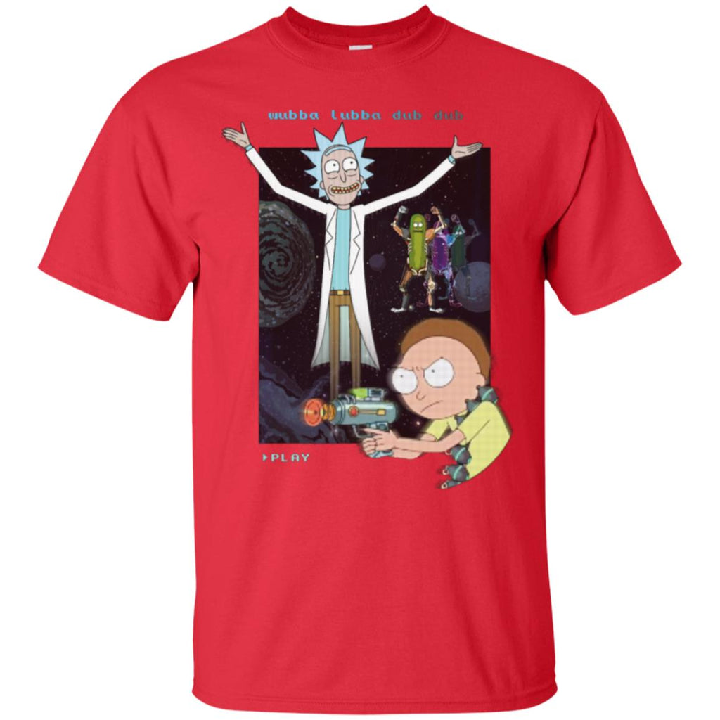 Rick And Morty Retro Video Game Men T-Shirt