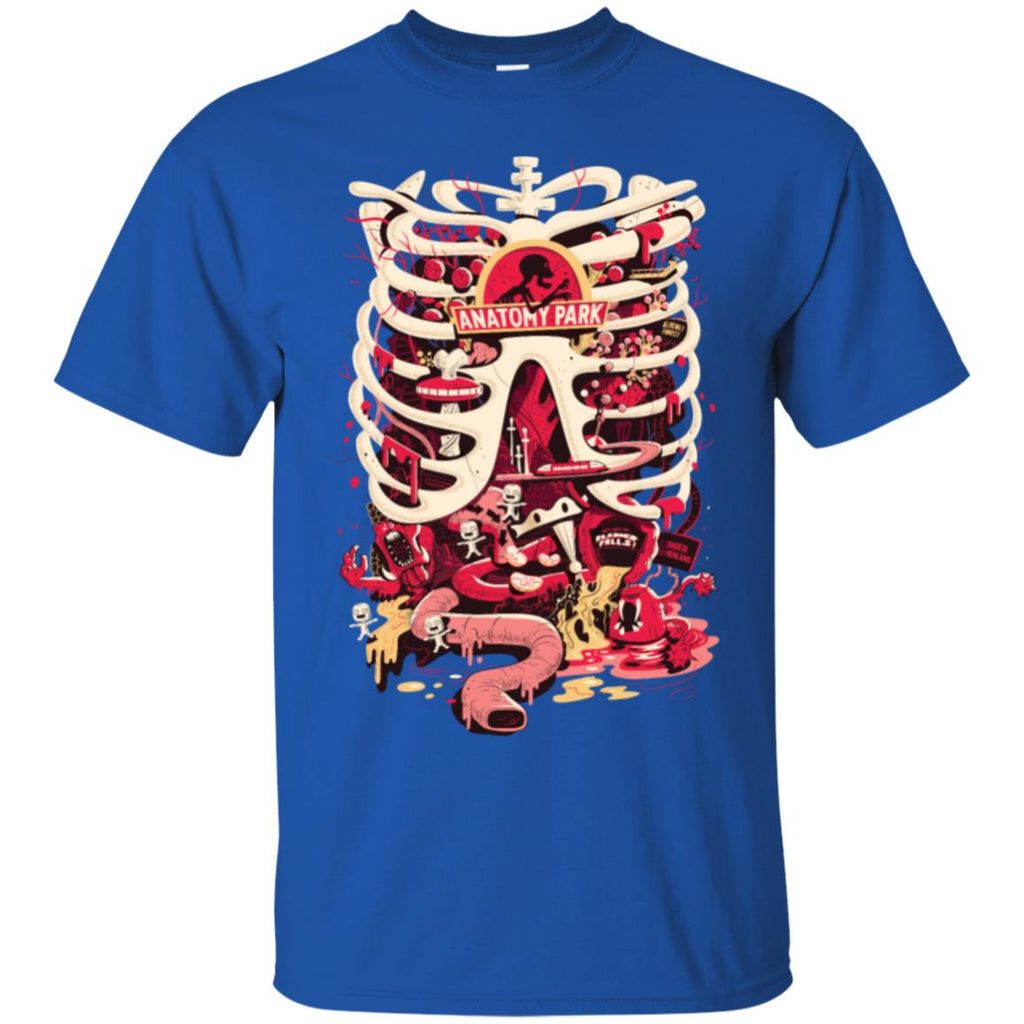 Rick And Morty Anatomy Park Skeleton Men T-Shirt