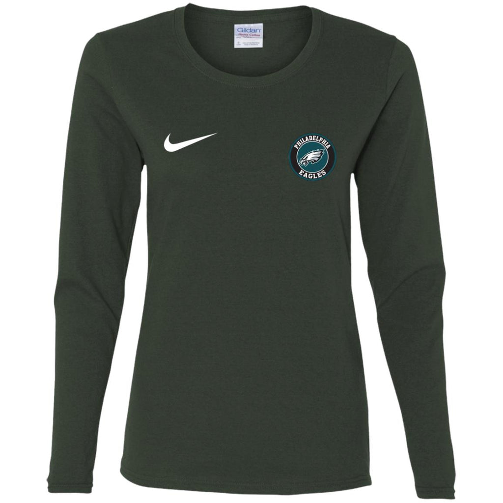 Nike Philadelphia Eagles Nfl Football Women Long Sleeve Shirt