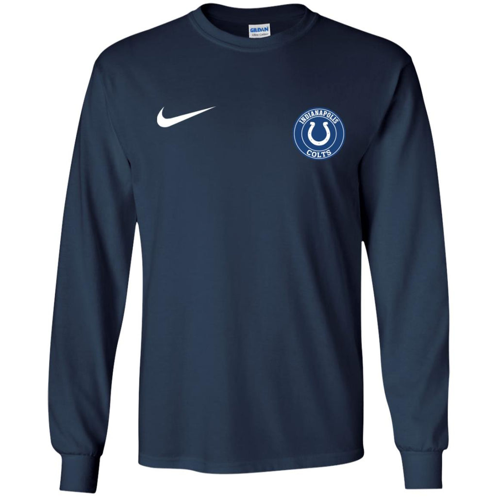 Nike Indianapolis Colts Nfl Football Men Long SLeeve Shirt