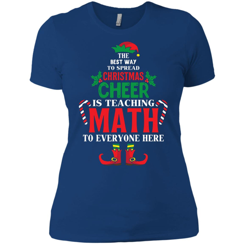Christmas Cheer Is Teaching Math Women T-Shirt