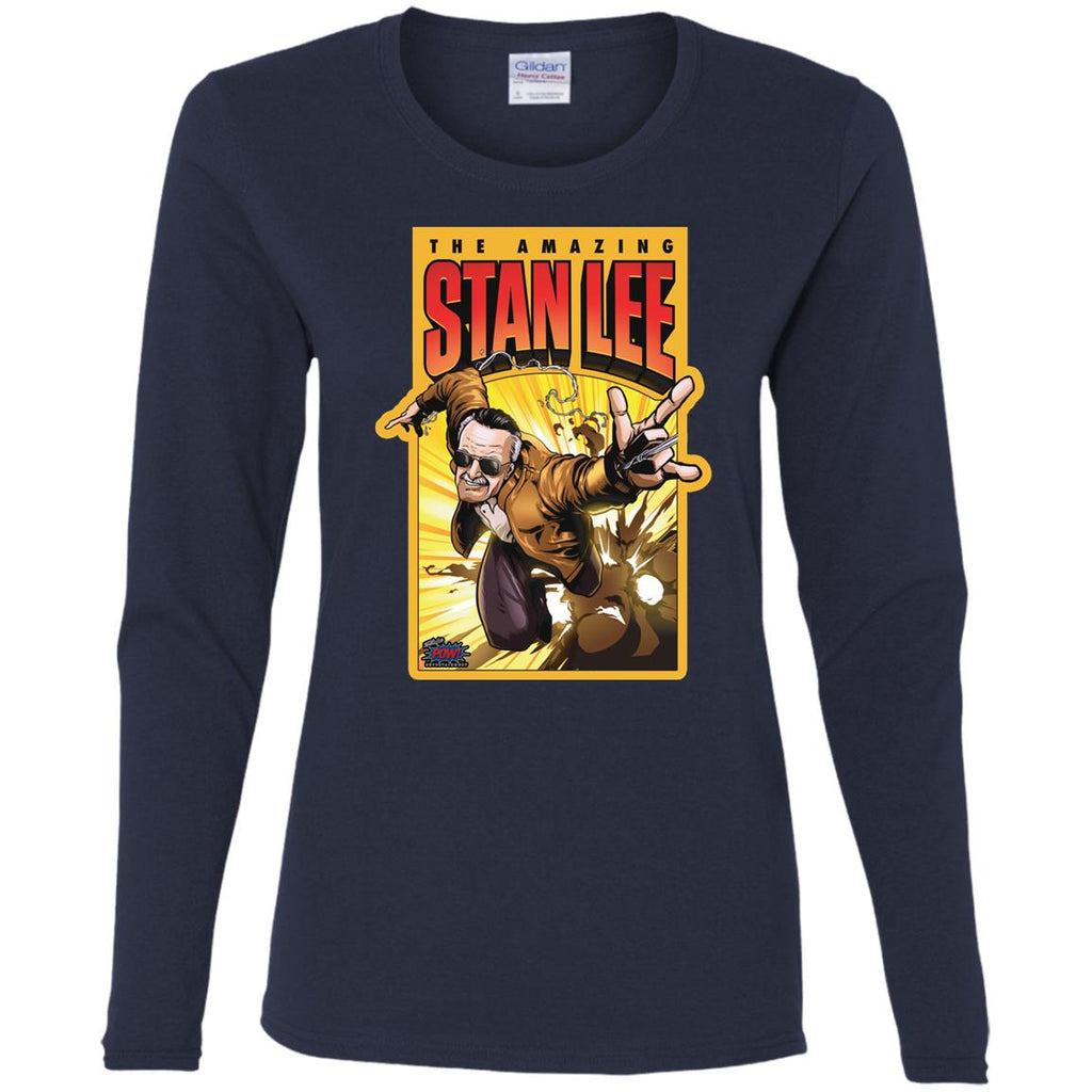Pow - Entertainment's Amazing Stan Lee Women Long Sleeve Shirt