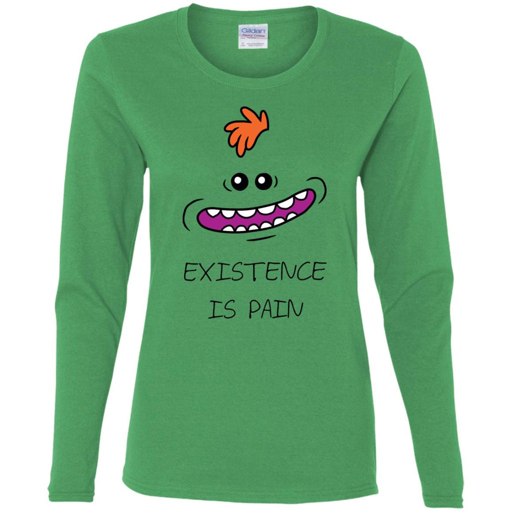 Rick And Morty Mr Meeseeks Existence Is Pain Women Long Sleeve Shirt