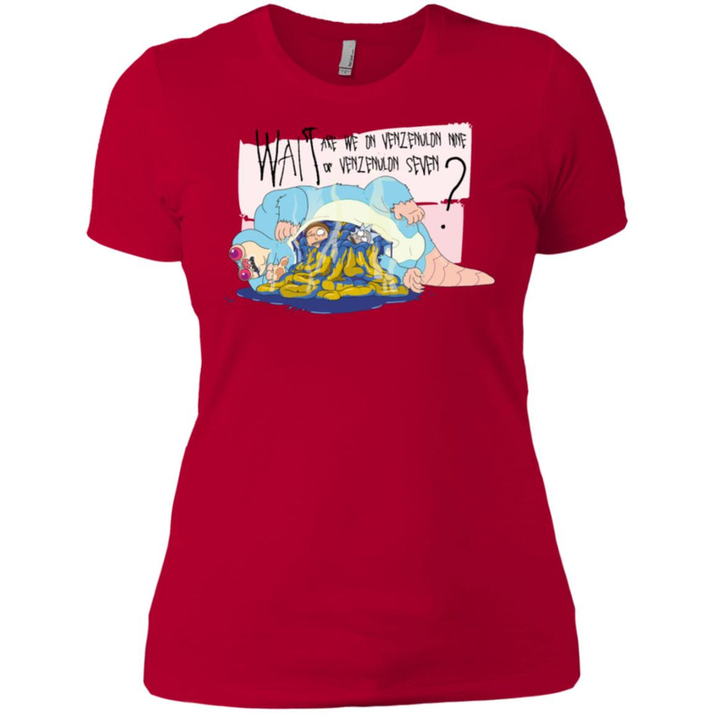 Ricky And Morty Which Venzenulon Are We On Women T-Shirt