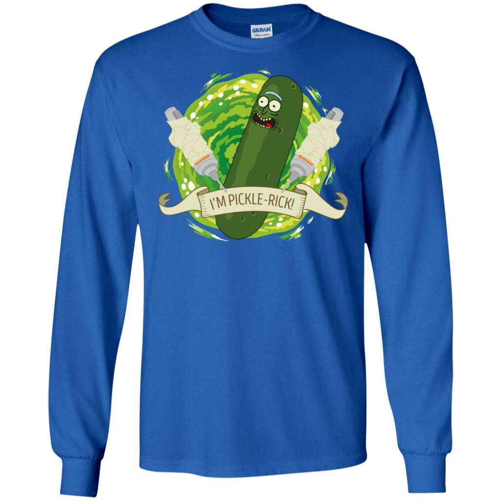Rick And Morty I'm Pickle Rick Men Long SLeeve Shirt