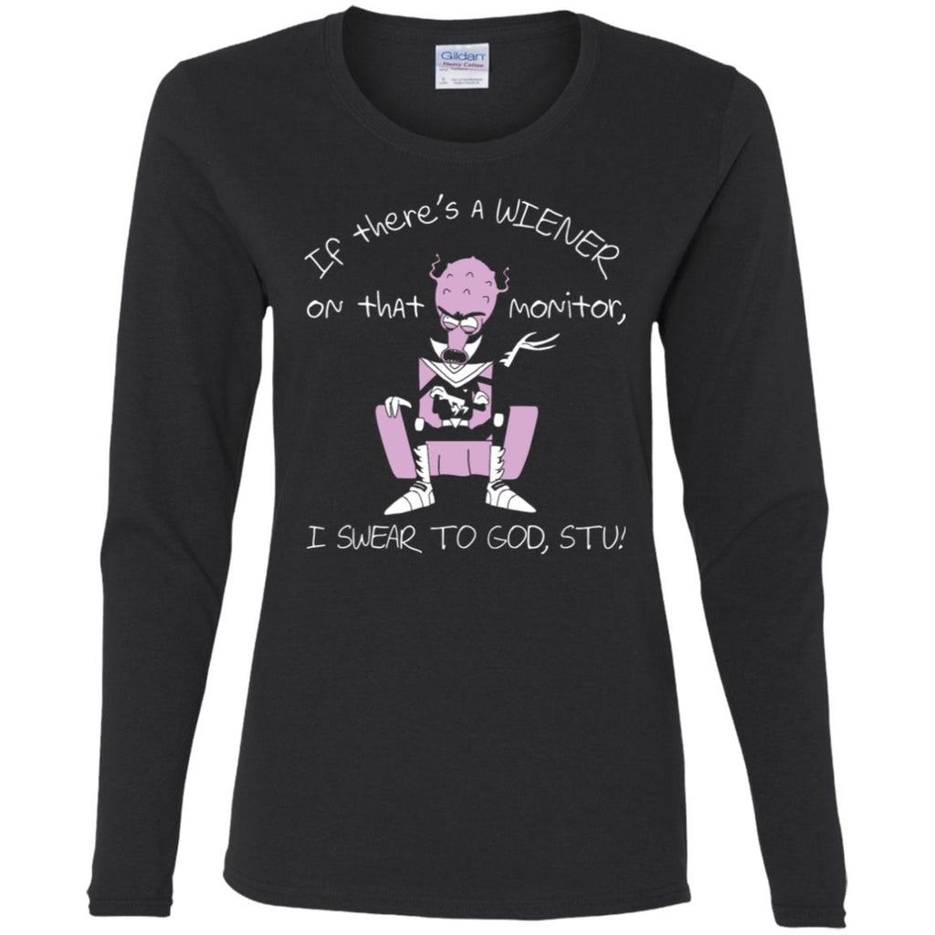 Rick And Morty If There's A Wiener Women Long Sleeve Shirt