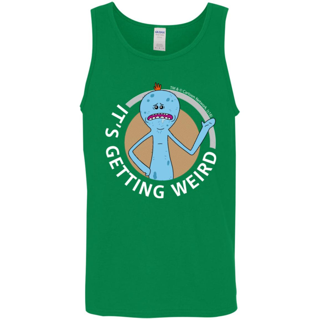 Rick And Morty Mr Meeseeks It's Getting Weird Mug Men Tank Top