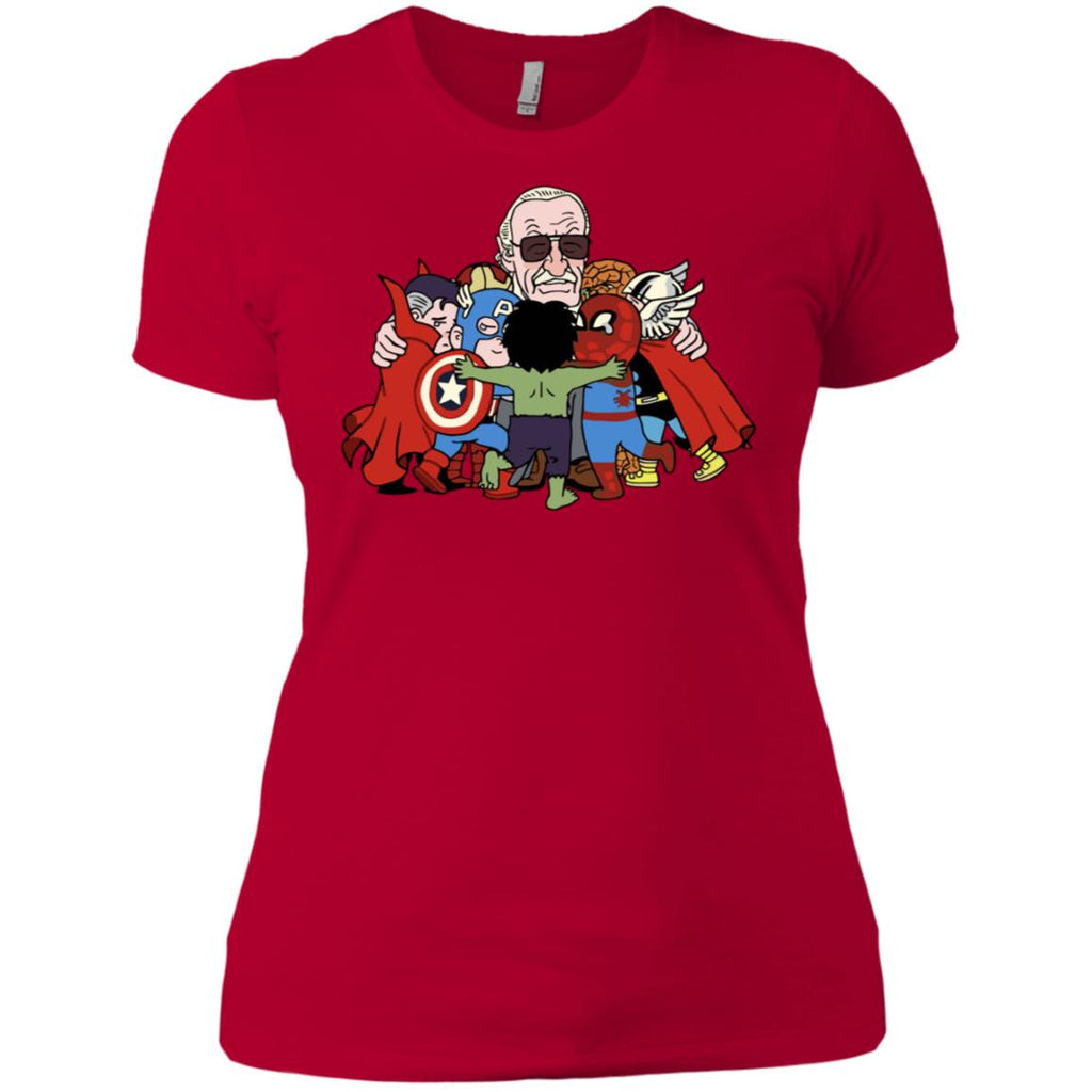 Stan Lee Shirt - Father Of Super Heroes Women T-Shirt
