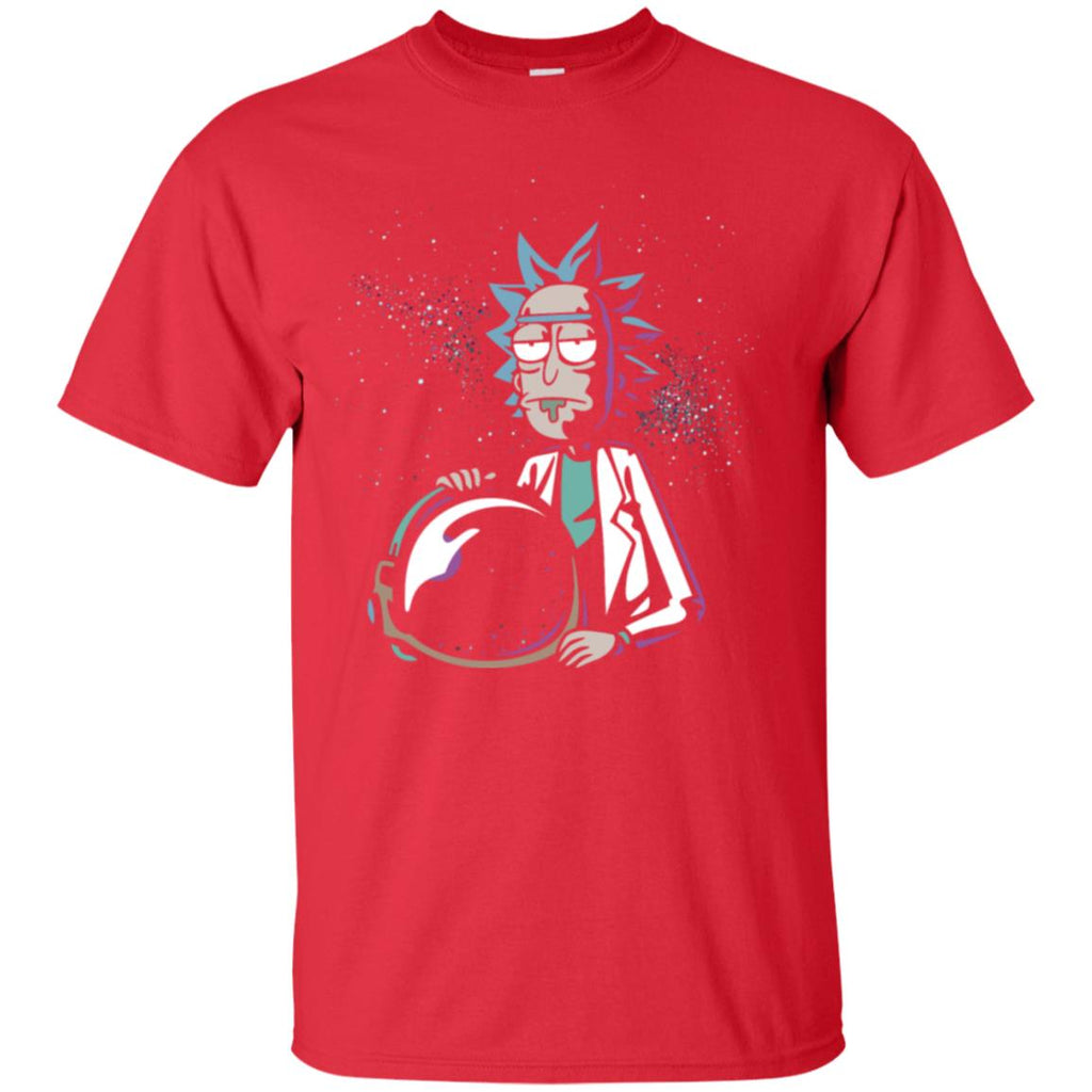 Rick And Morty Astronaut Helmet Men T-Shirt