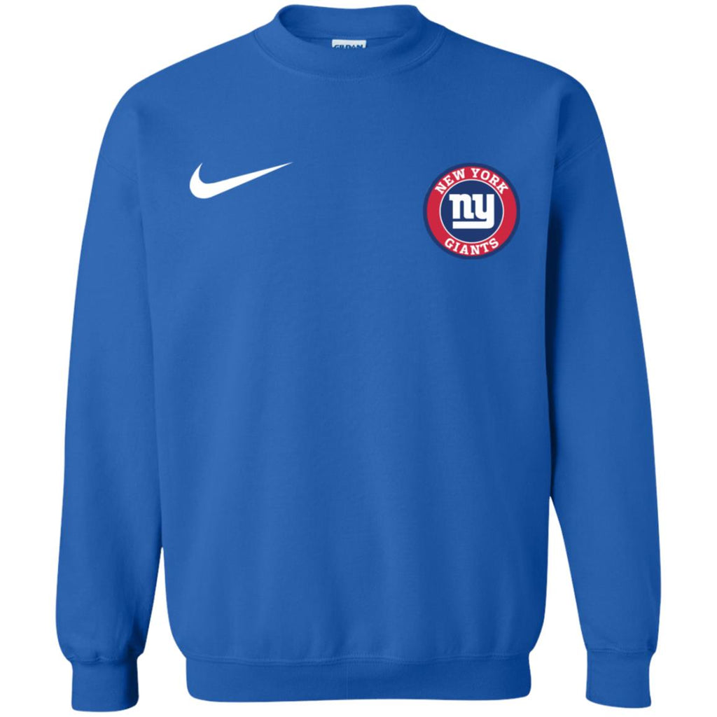 Nike New York Giants Nfl Football Unisex Crewneck Pullover Sweatshirt