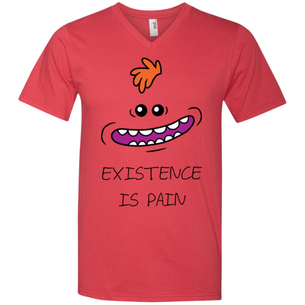 Rick And Morty Mr Meeseeks Existence Is Pain Men V-Neck T-Shirt