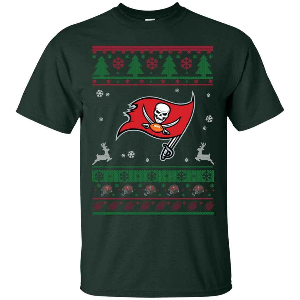 Tampa Bay Buccaneers Logo Football Teams Ugly Christmas Sweater Men T-Shirt