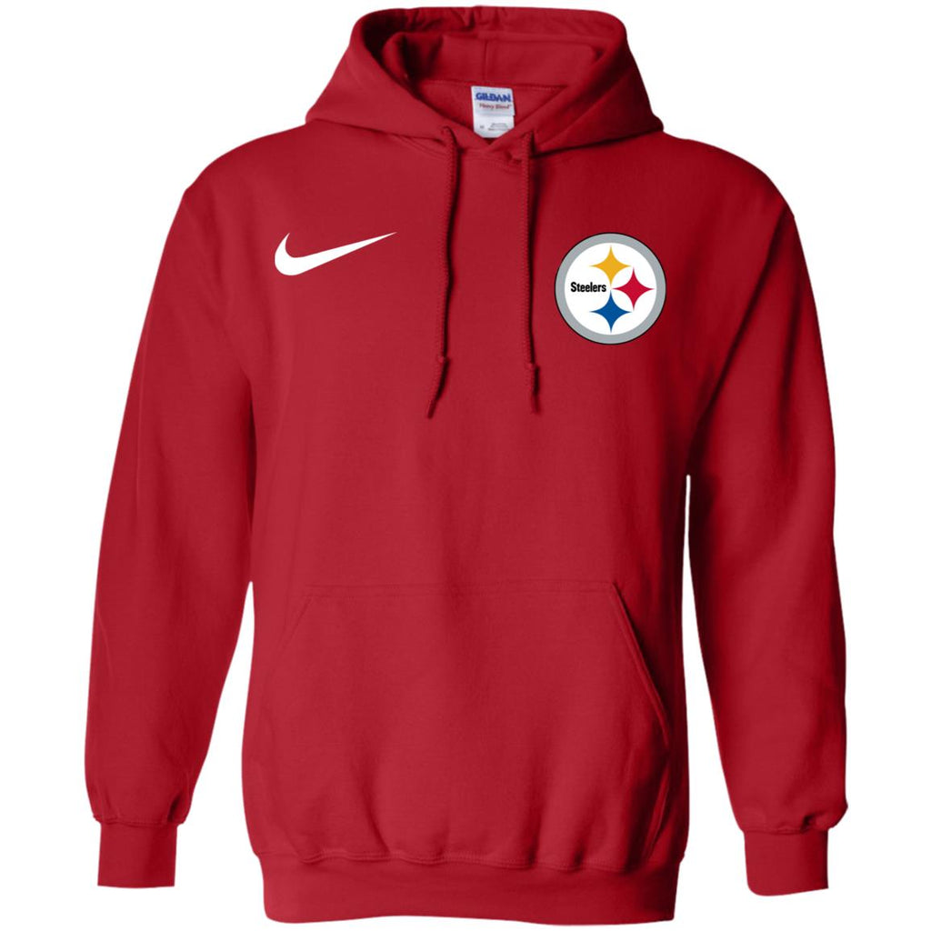 Nike Pittsburgh Steelers Logo Nfl Football Men Pullover Hoodie