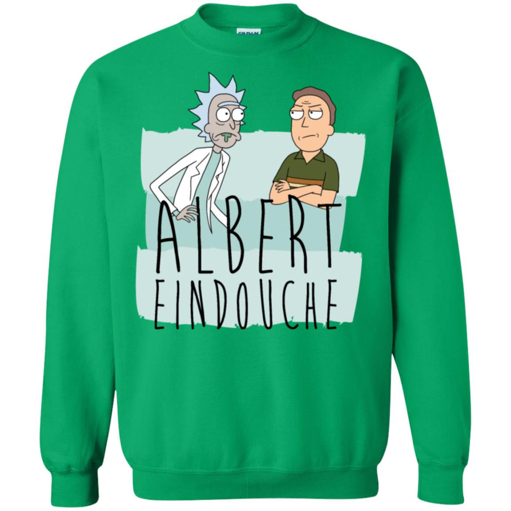 Rick And Morty Albert Eindouche Parody Unisex Crewneck Pullover Sweatshirt
