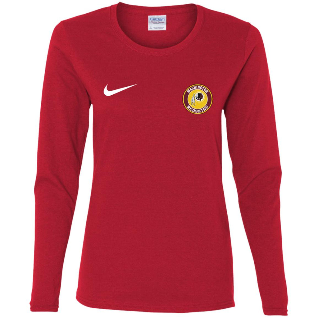 Nike Washington Redskins Nfl Football Women Long Sleeve Shirt
