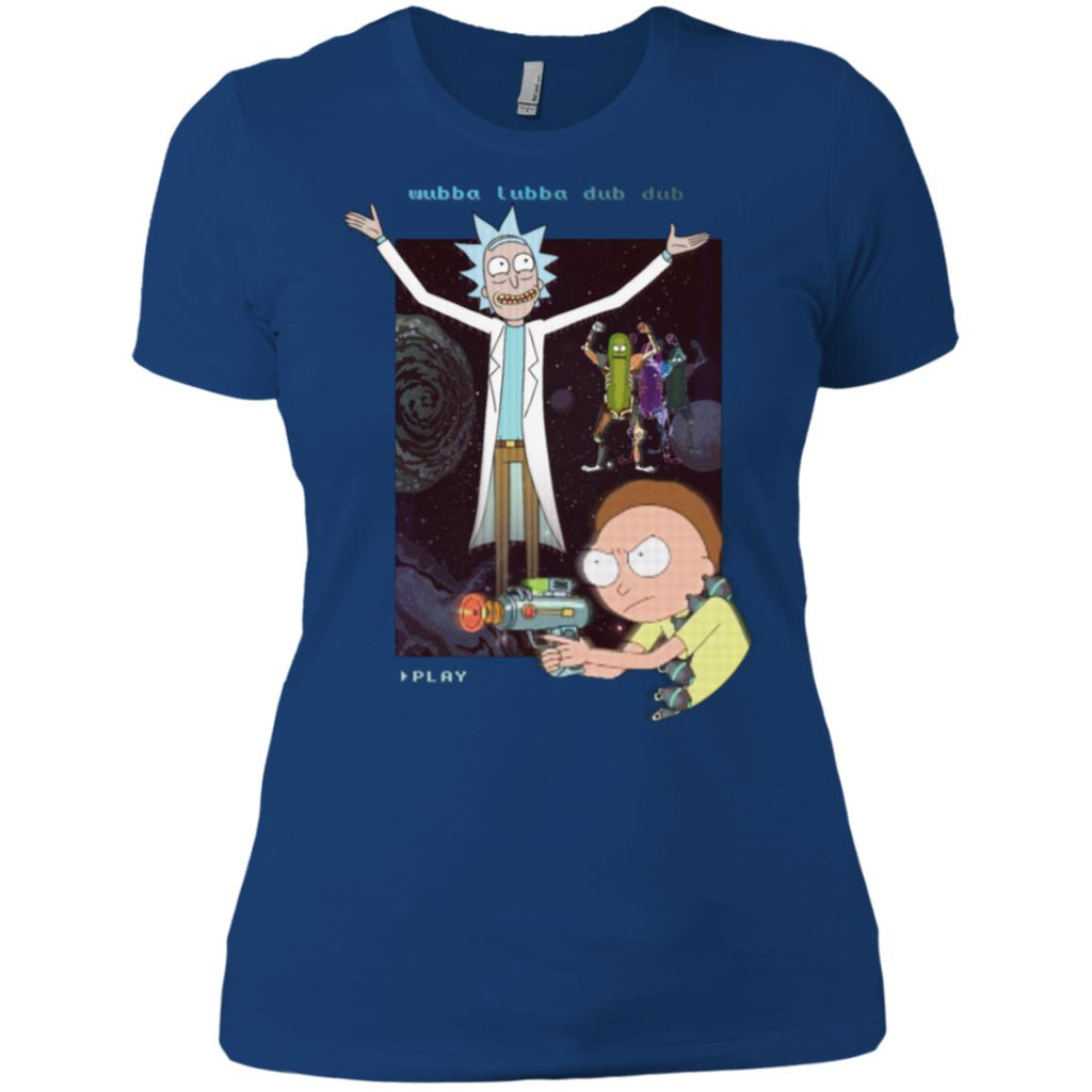 Rick And Morty Retro Video Game Women T-Shirt