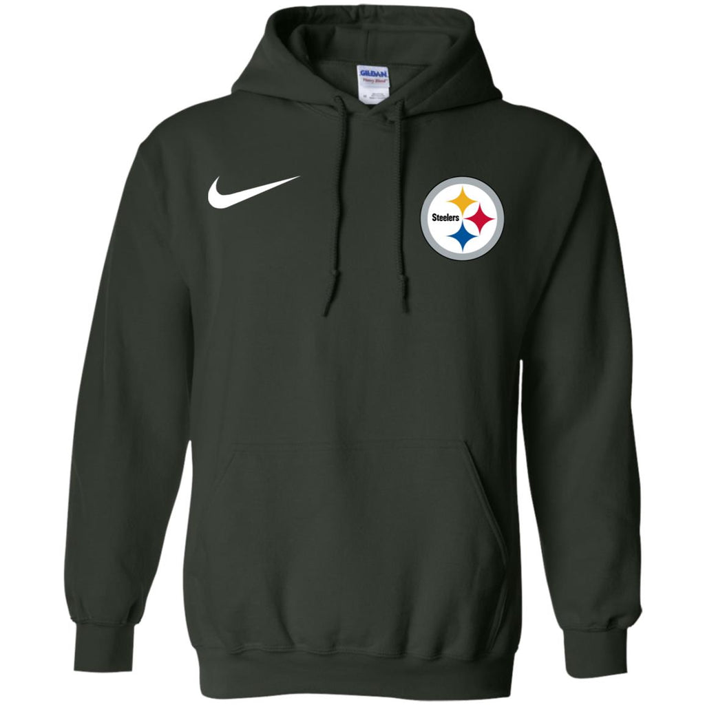 Nike Pittsburgh Steelers Logo Nfl Football Men Pullover Hoodie