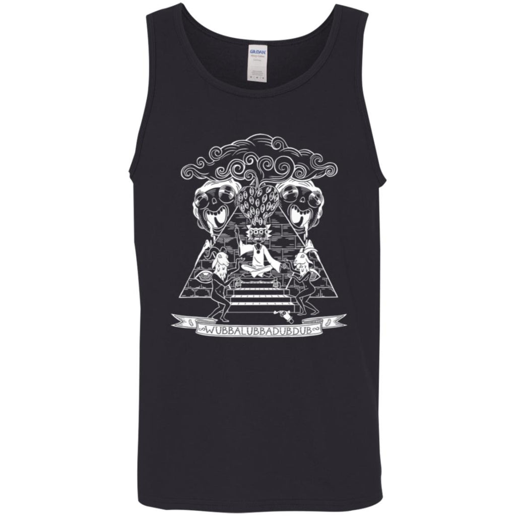 Rick And Morty Wubba Lubba Dub Dub Pyramid Men Tank Top