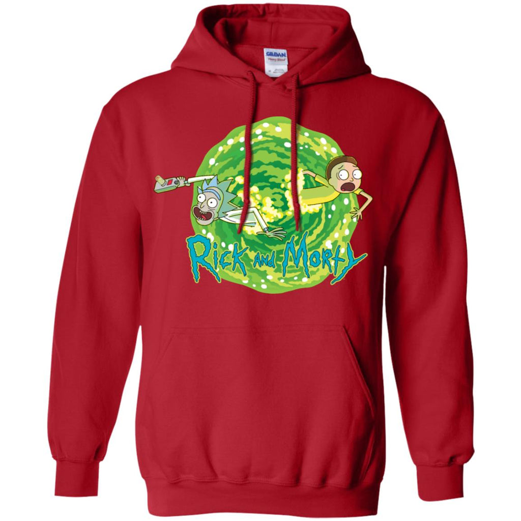 Rick And Morty Multidimensional Travel Men Pullover Hoodie