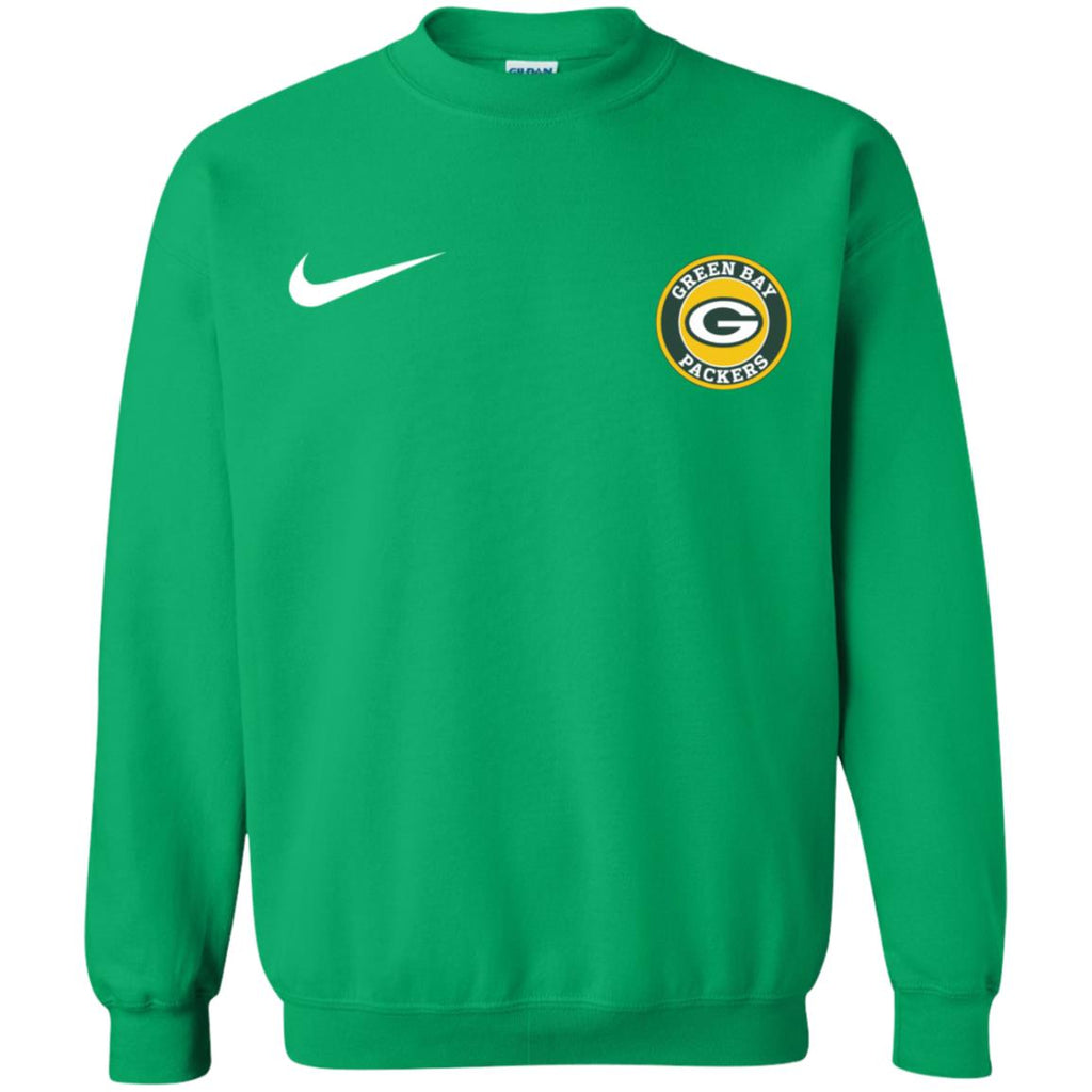Nike Green Bay Packers Nfl Football Unisex Crewneck Pullover Sweatshirt