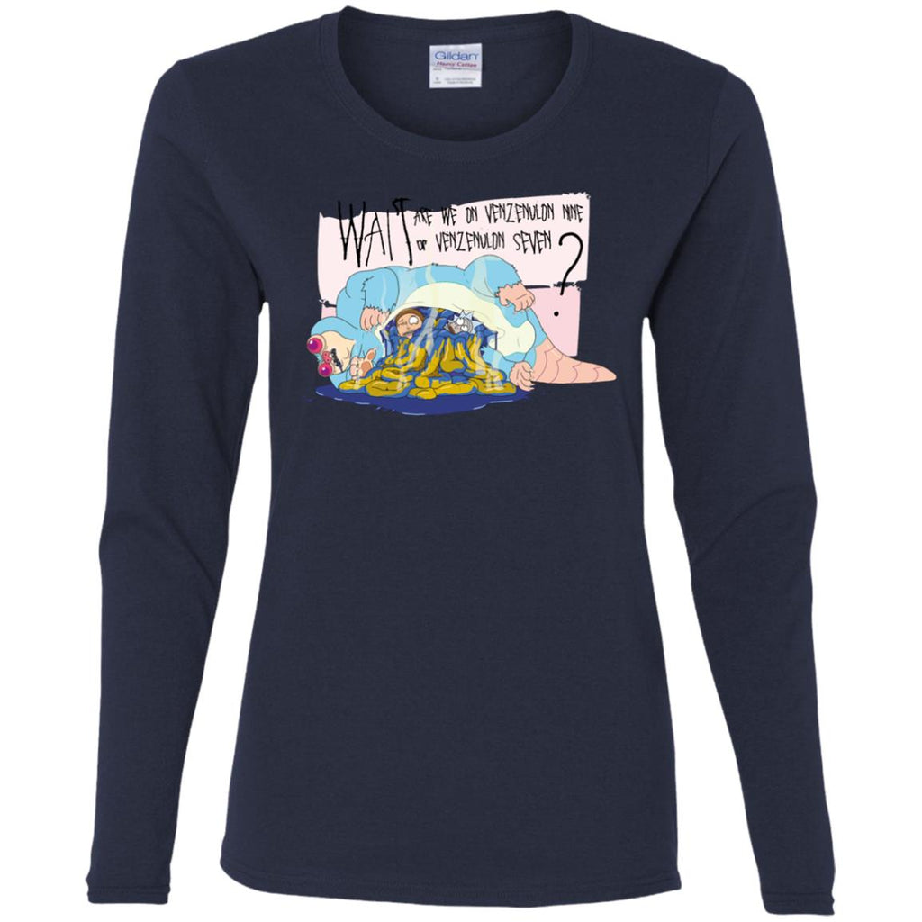 Ricky And Morty Which Venzenulon Are We On Women Long Sleeve Shirt