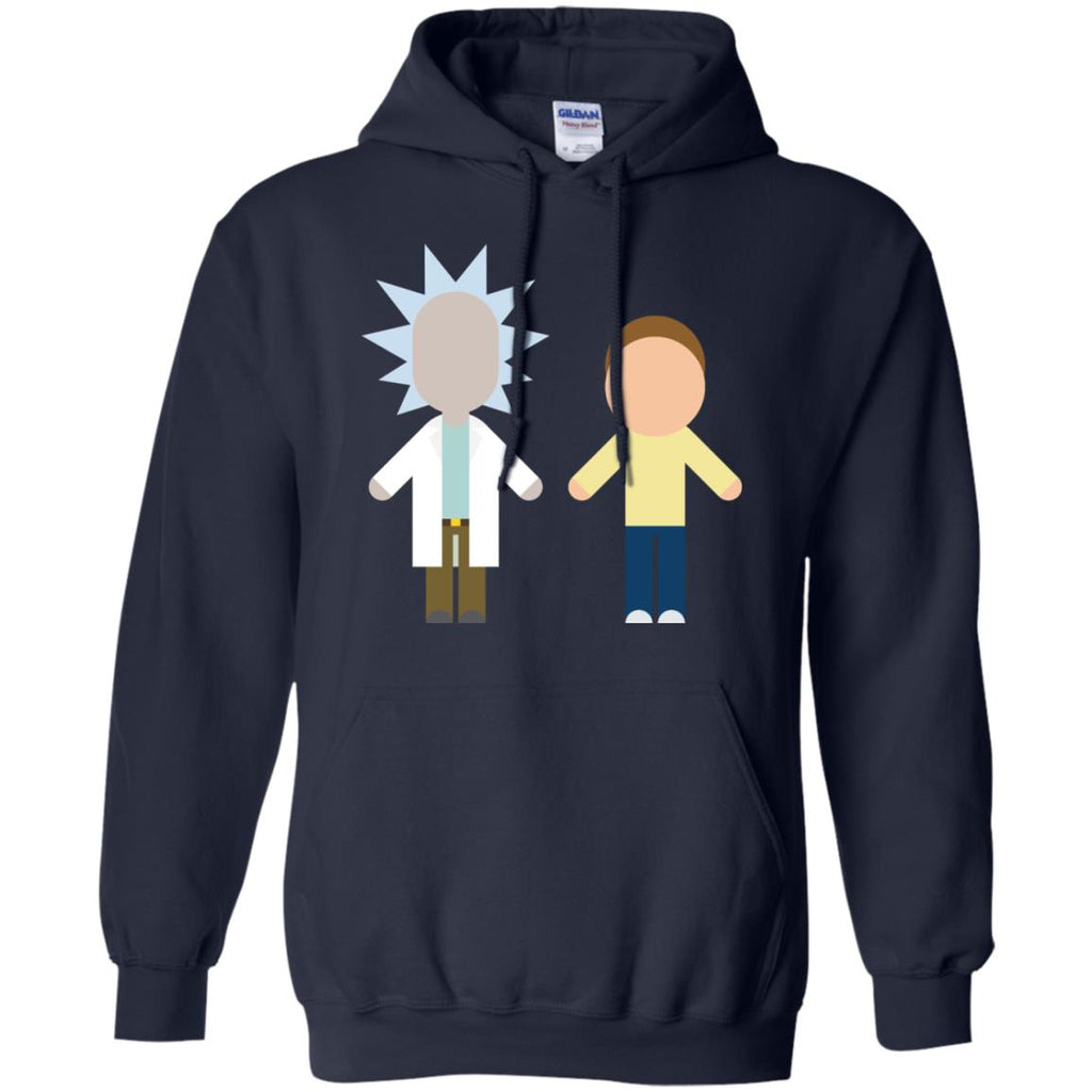 Rick And Morty Chibi Style Men Pullover Hoodie