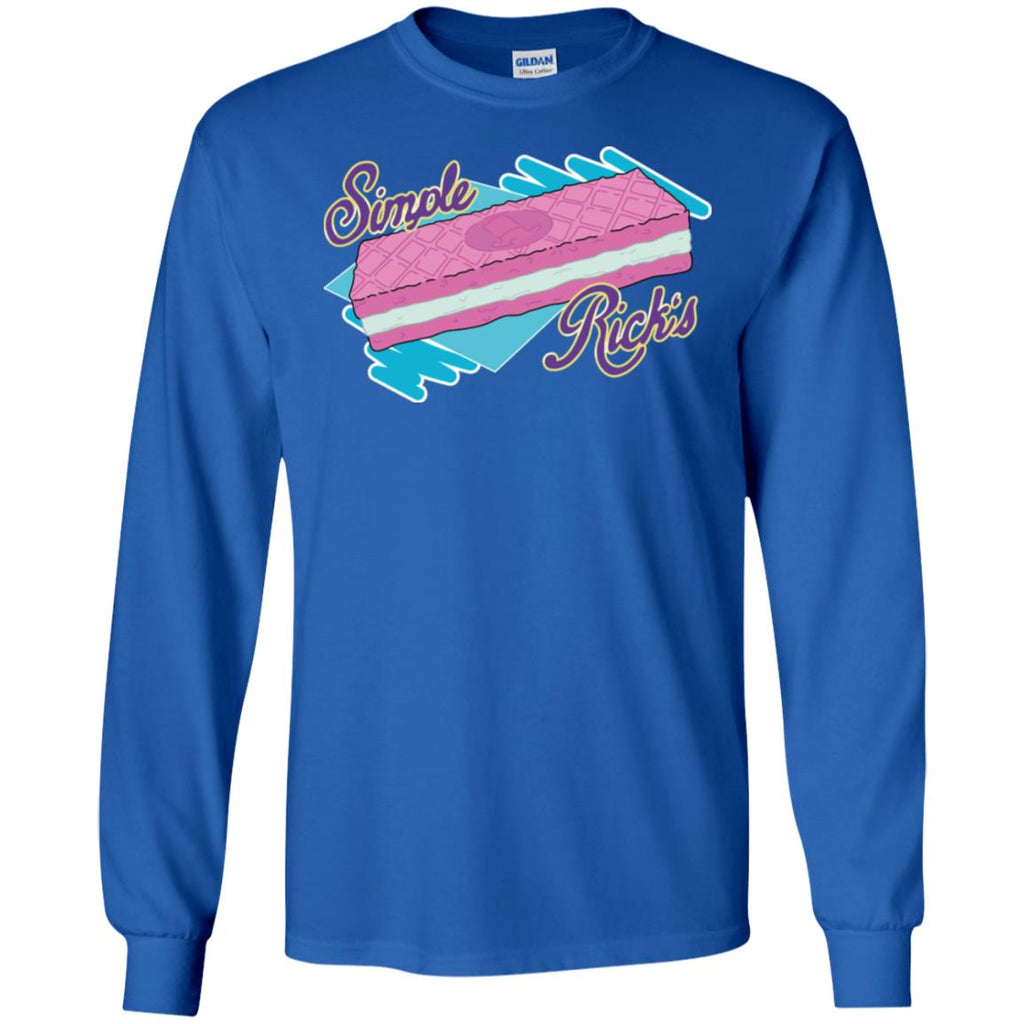 Rick And Morty Simple Rick's Wafer Cookie Men Long SLeeve Shirt