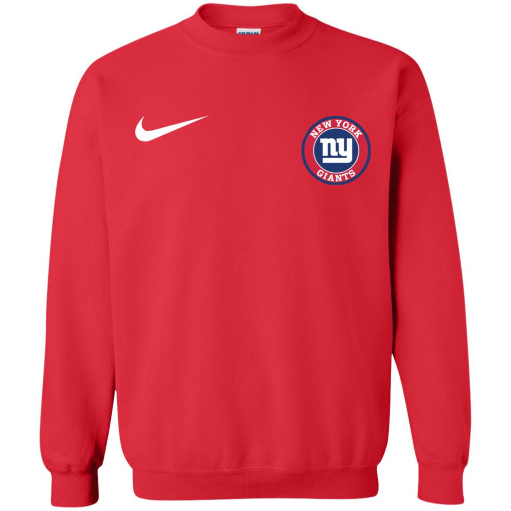 Nike New York Giants Nfl Football Unisex Crewneck Pullover Sweatshirt