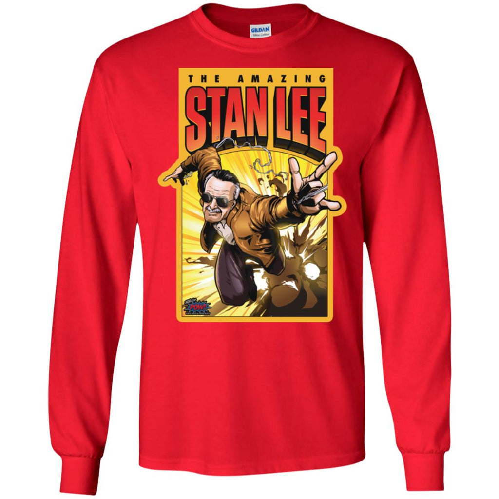 Pow - Entertainment's Amazing Stan Lee Men Long SLeeve Shirt