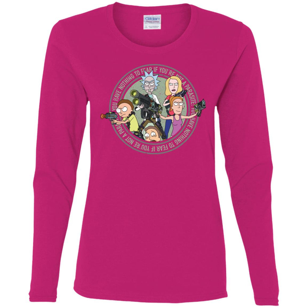 Rick And Morty And The Smith Family Women Long Sleeve Shirt