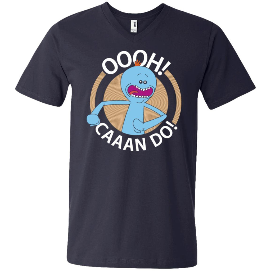 Rick And Morty Mr Meeseeks Oooh Caaan Do Men V-Neck T-Shirt