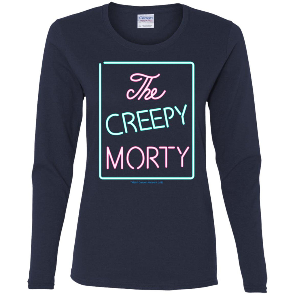 Rick And Morty The Creepy Morty Women Long Sleeve Shirt
