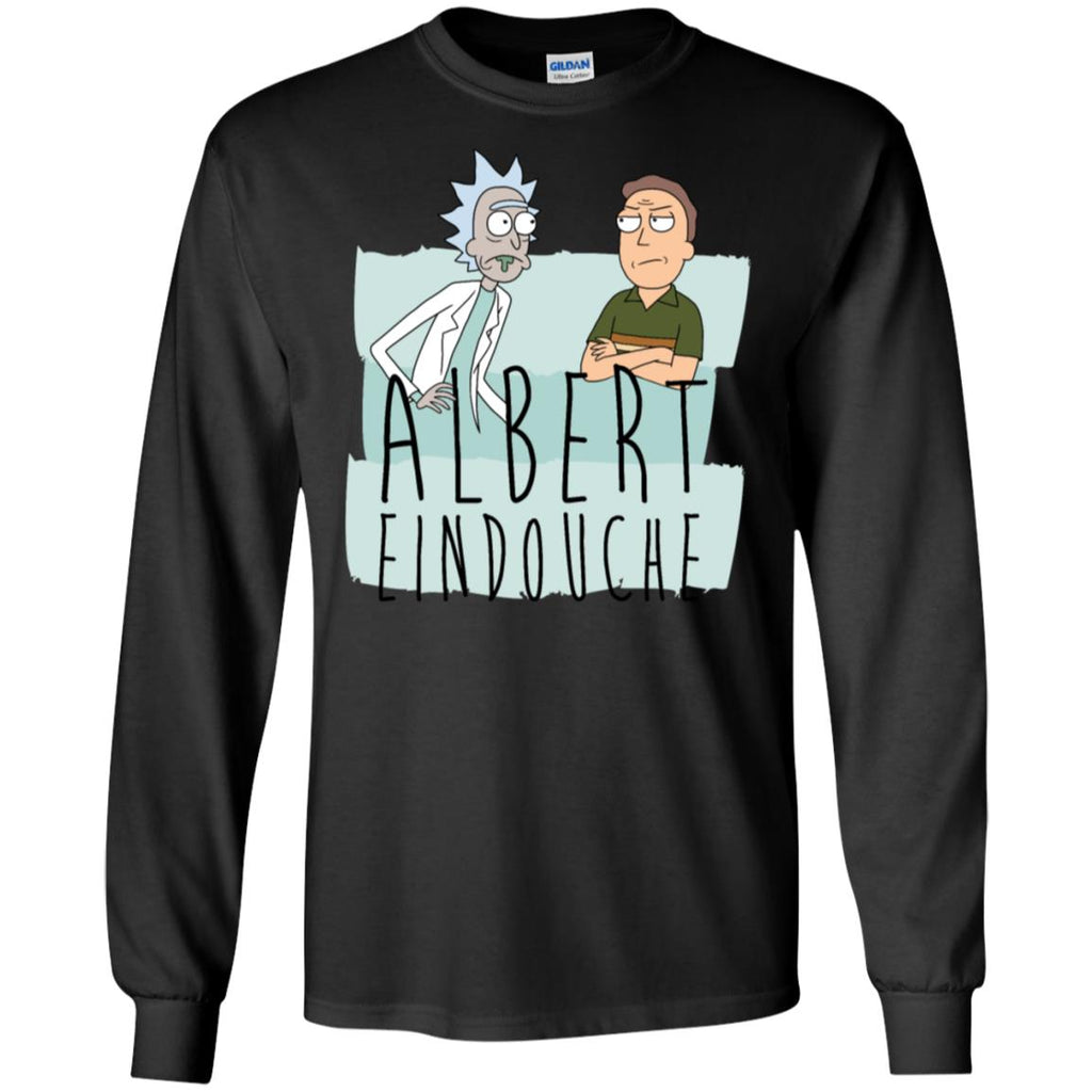 Rick And Morty Albert Eindouche Parody Men Long SLeeve Shirt
