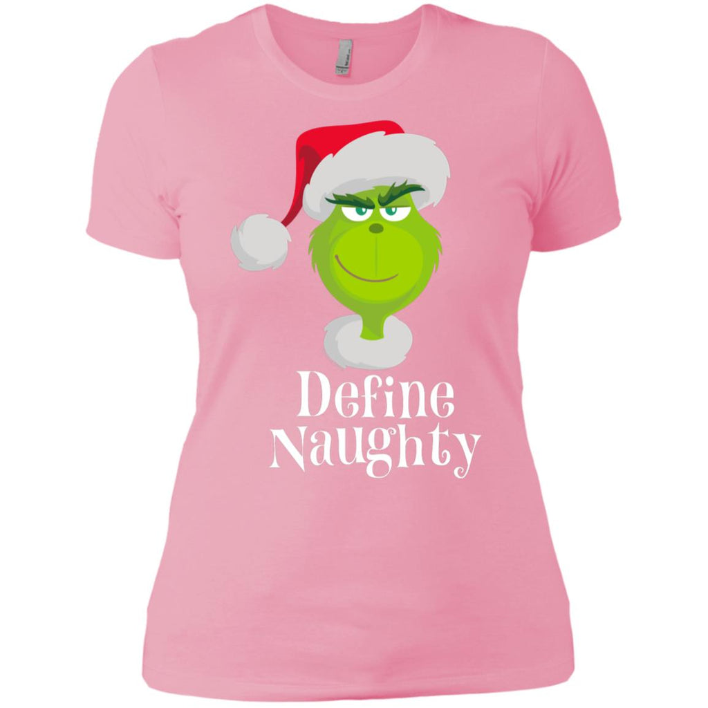Dr. Seuss The Grinch Naughty Grinch Christmas Women T-Shirt