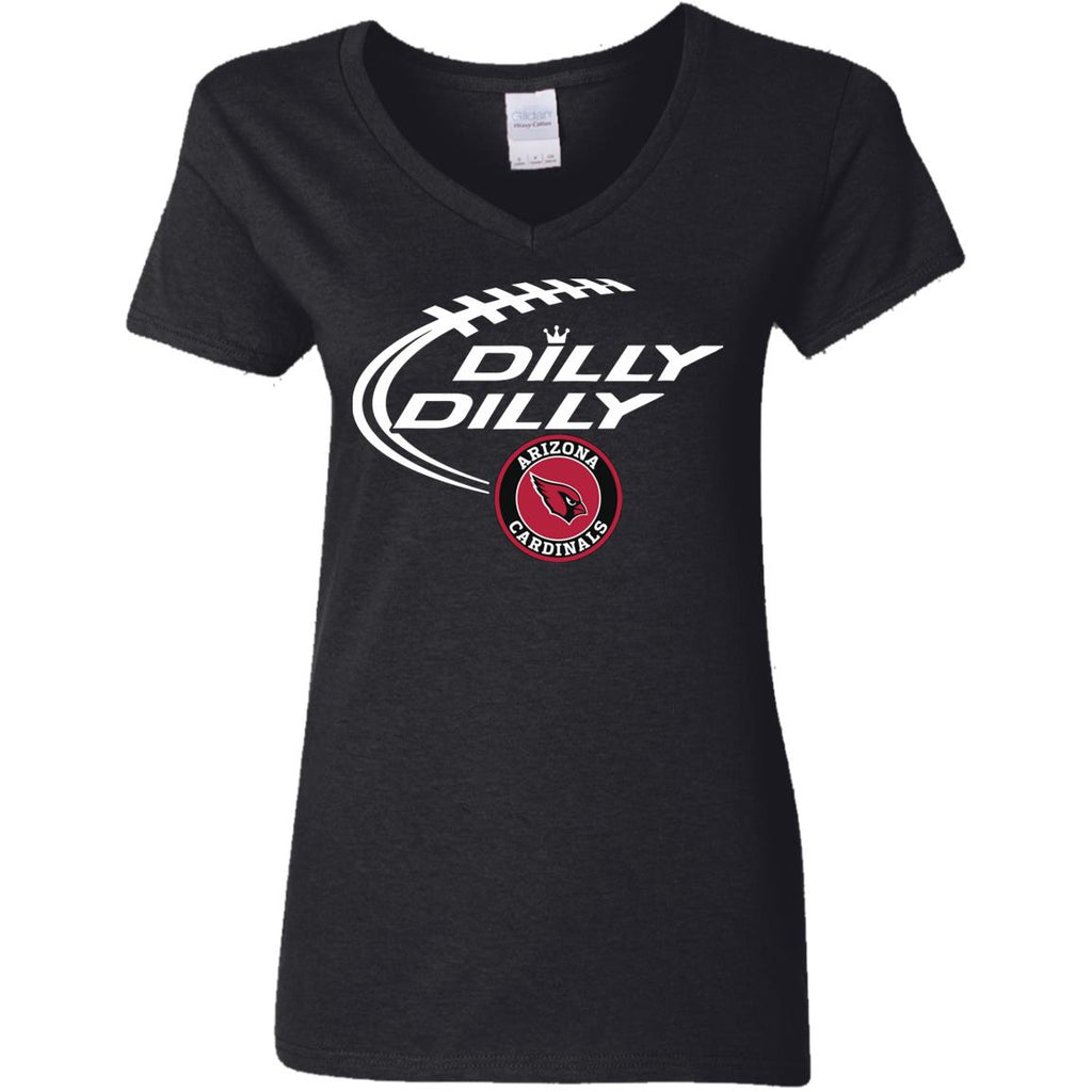 Dilly Dilly Arizona Cardinals Nfl Football Women V-Neck T-Shirt