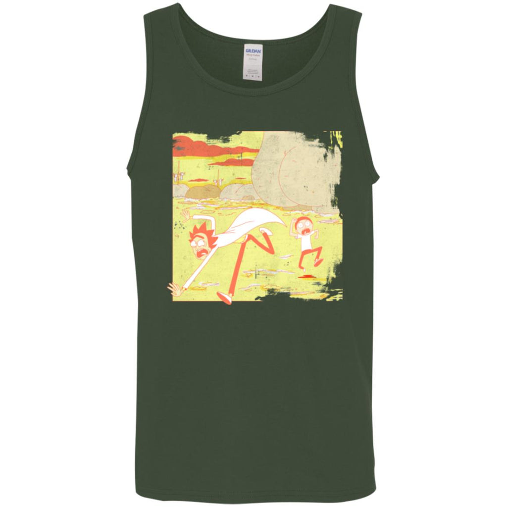 Rick And Morty Escape From Buttworld Men Tank Top