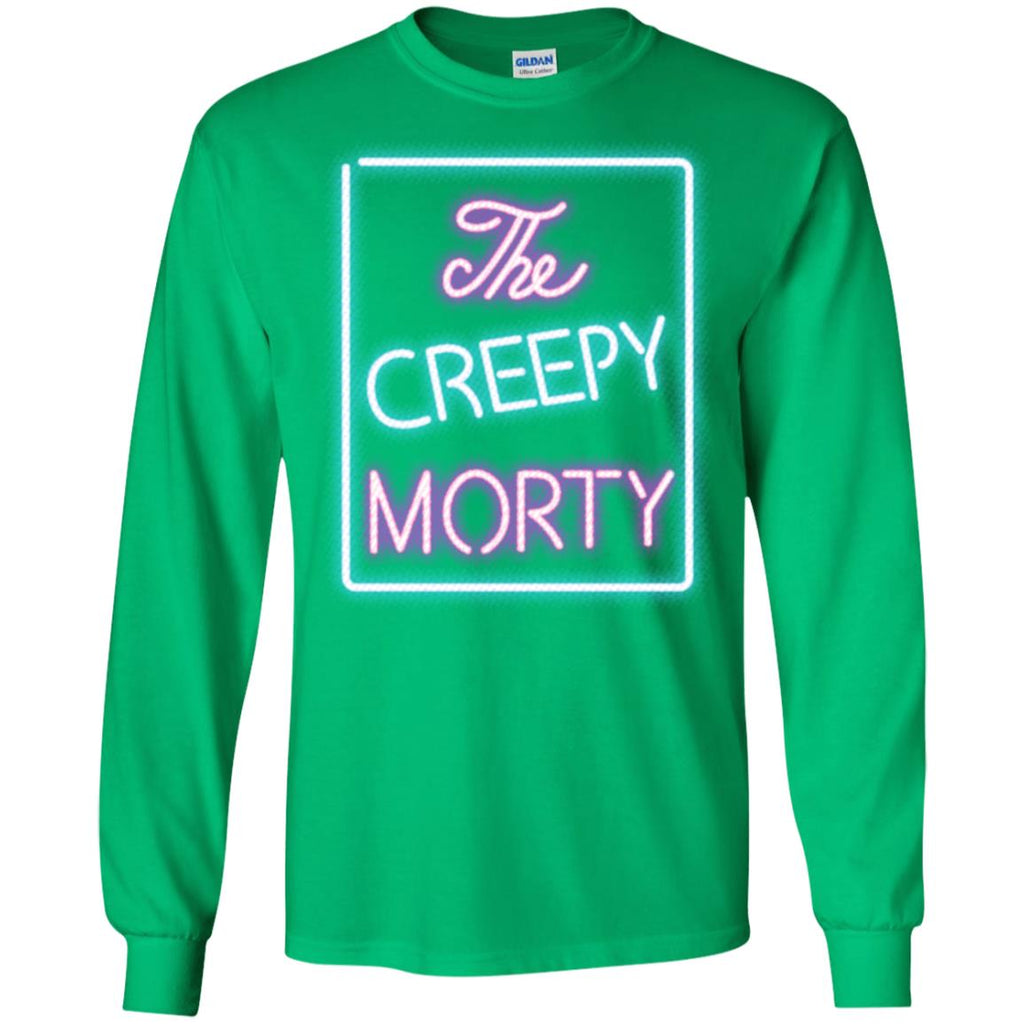Rick And Morty The Creepy Morty Club Men Long SLeeve Shirt