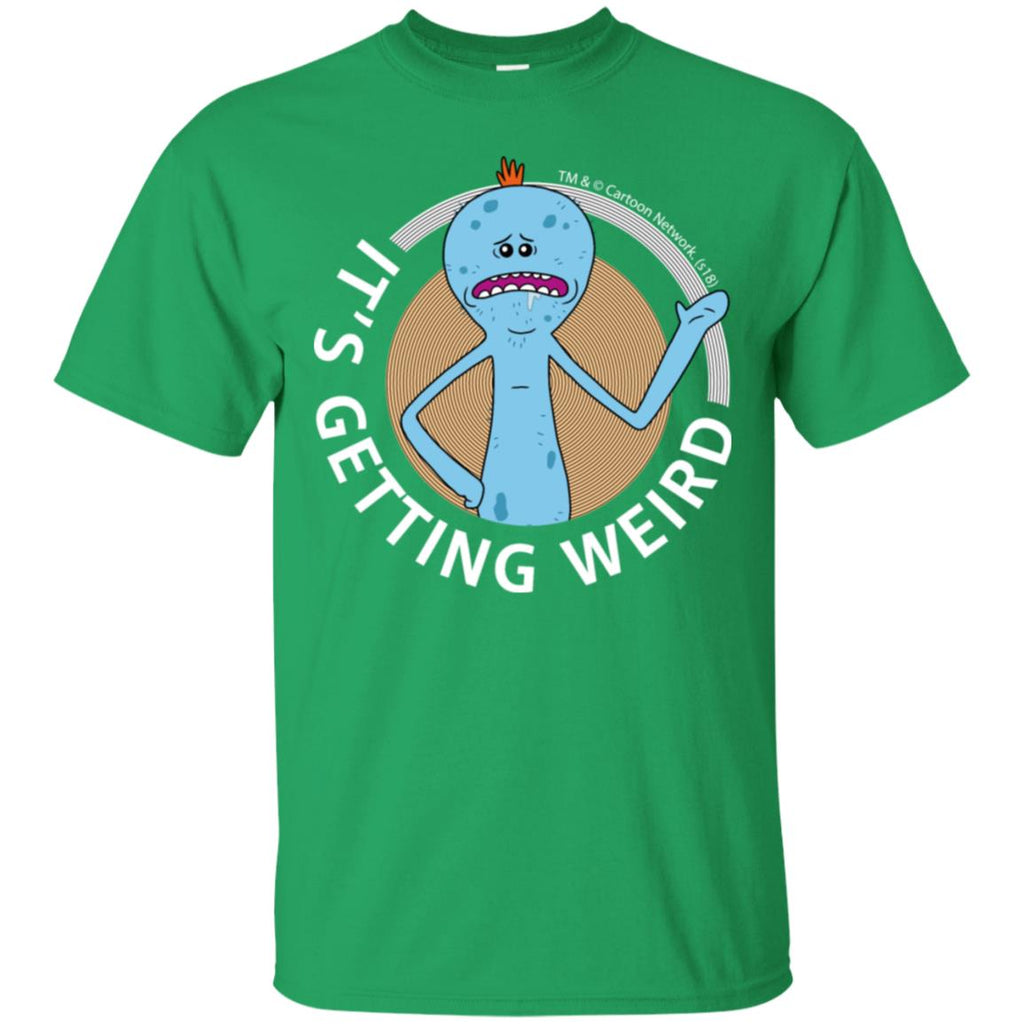 Rick And Morty Mr Meeseeks It's Getting Weird Mug Men T-Shirt