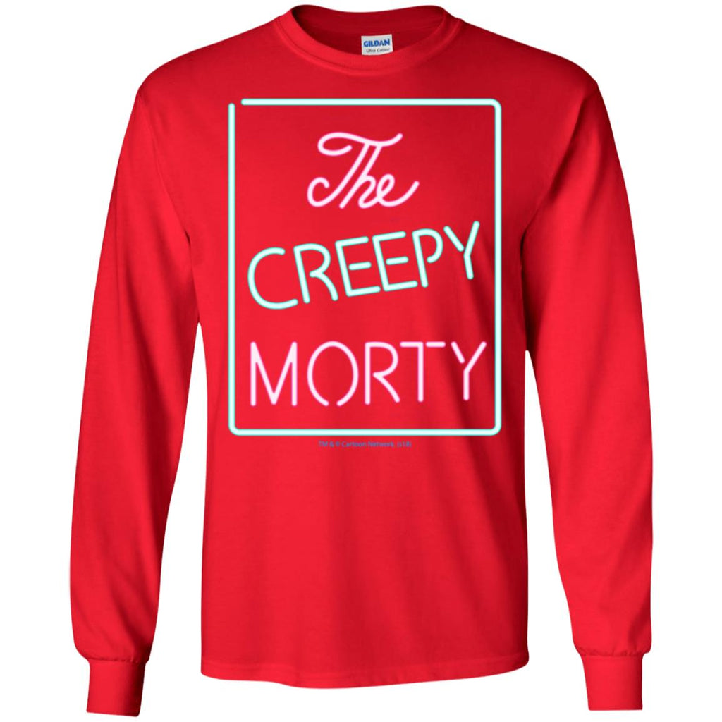 Rick And Morty The Creepy Morty Men Long SLeeve Shirt