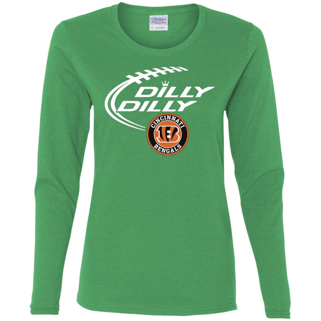 Dilly Dilly Cincinnati Bengal Nfl Football Women Long Sleeve Shirt