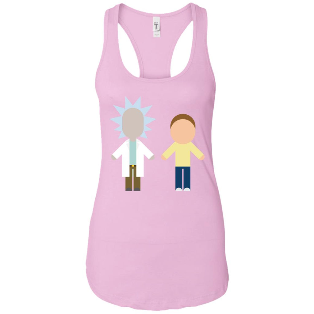 Rick And Morty Chibi Style Women Tank