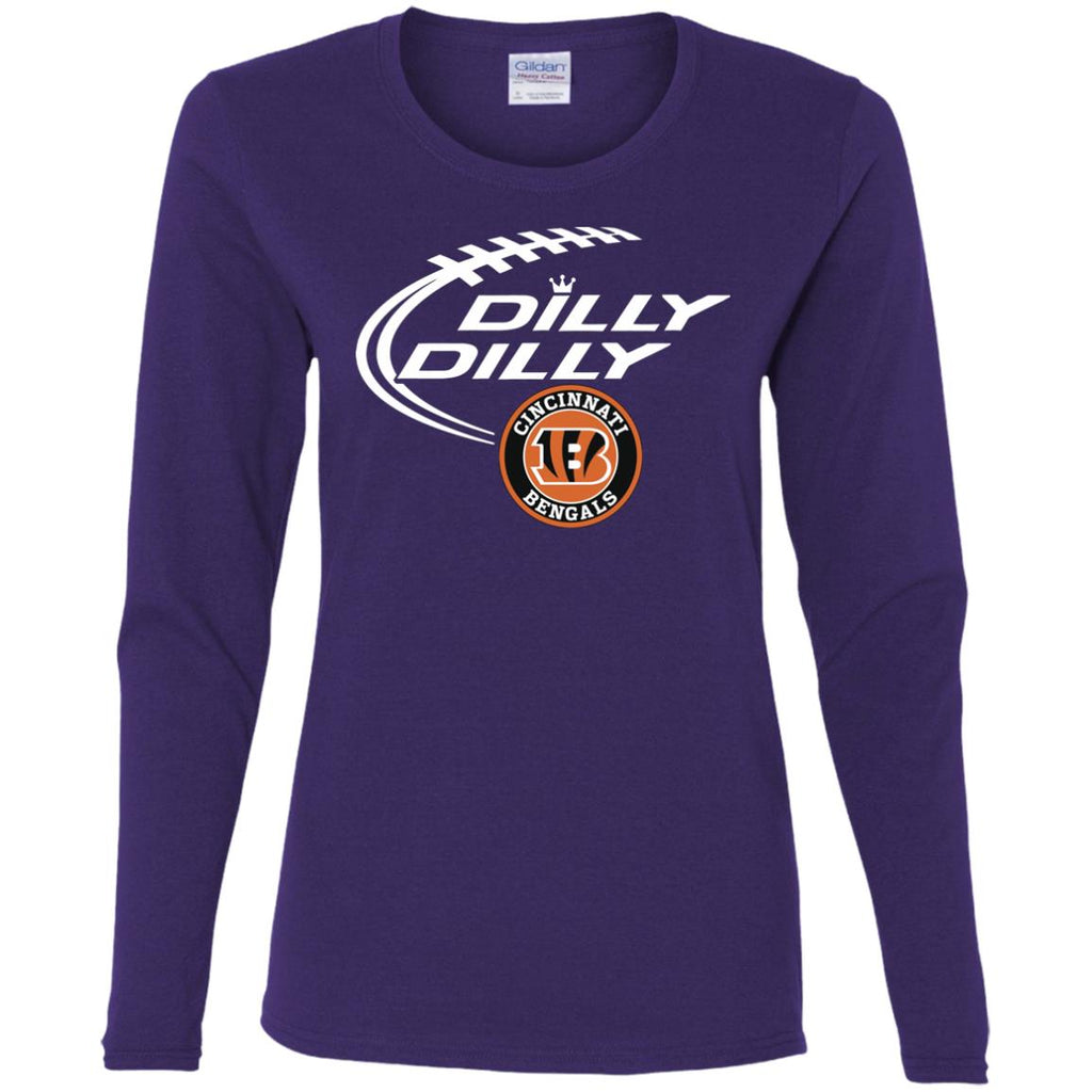 Dilly Dilly Cincinnati Bengal Nfl Football Women Long Sleeve Shirt