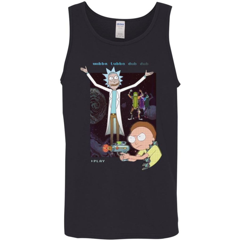 Rick And Morty Retro Video Game Men Tank Top