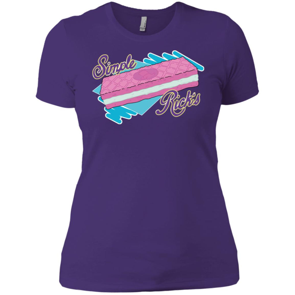 Rick And Morty Simple Rick's Wafer Cookie Women T-Shirt