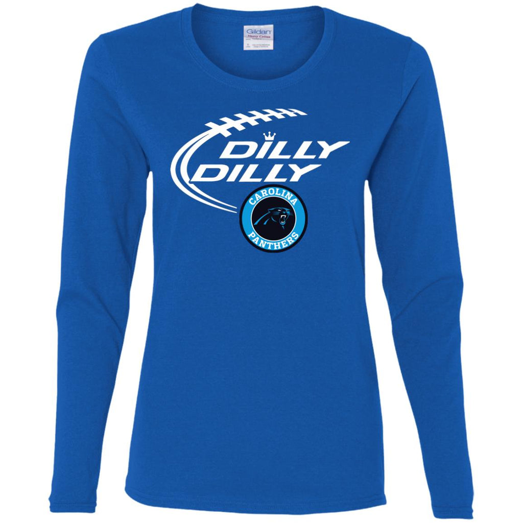 Dilly Dilly Carolina Panthers Nfl Football Women Long Sleeve Shirt
