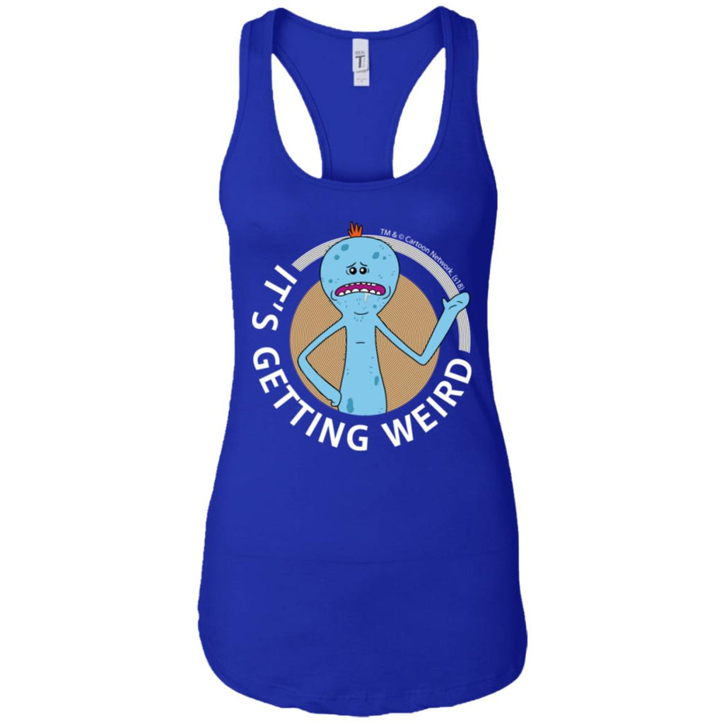 Rick And Morty Mr Meeseeks It's Getting Weird Mug Women Tank