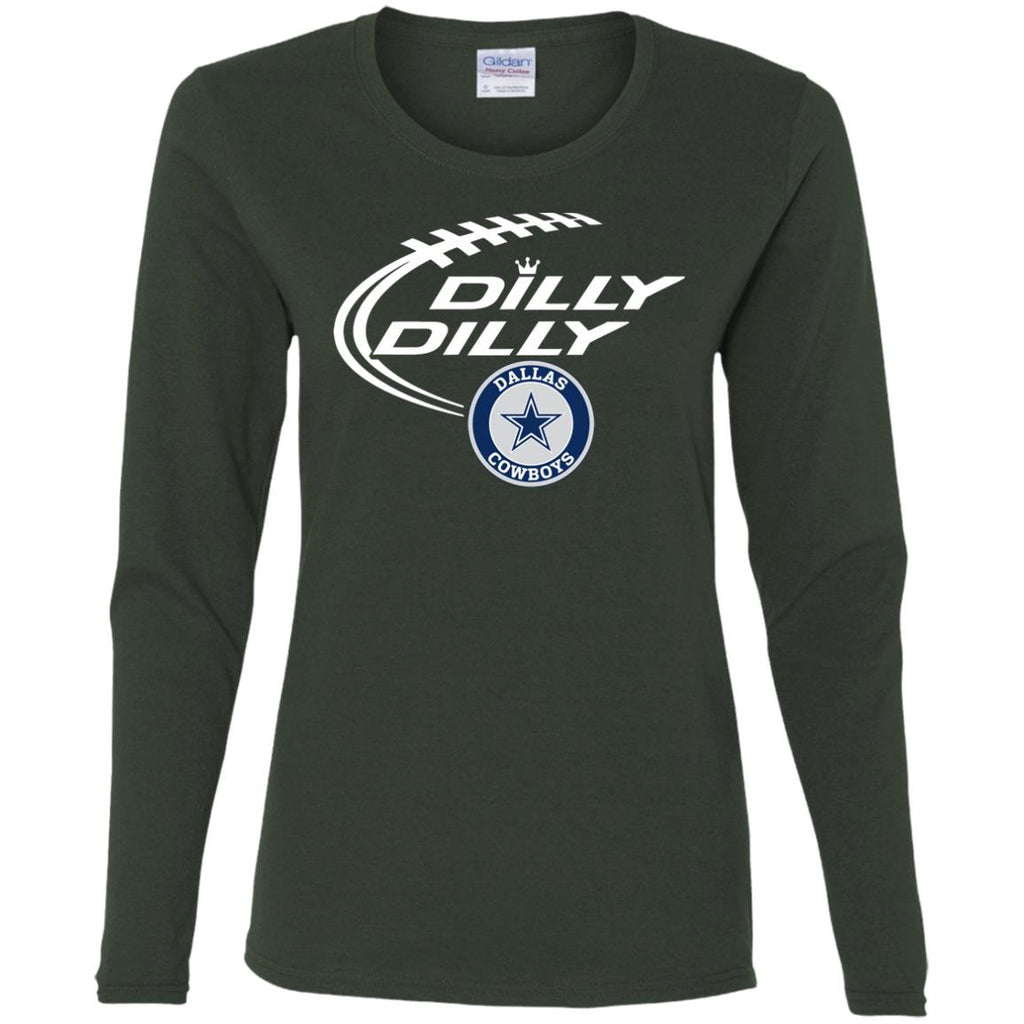 Dilly Dilly Dallas Cowboys Nfl Football Women Long Sleeve Shirt