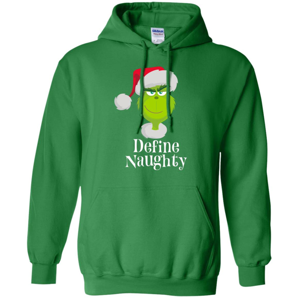 Dr. Seuss The Grinch Naughty Grinch Christmas Men Pullover Hoodie