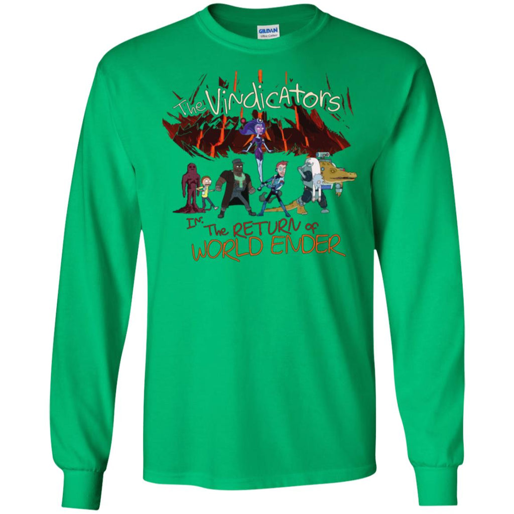 Rick And Morty The Vindicators Men Long SLeeve Shirt